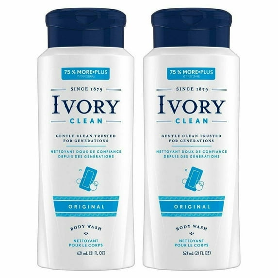 Ivory Body Wash, Original, 21 oz Pack of 2