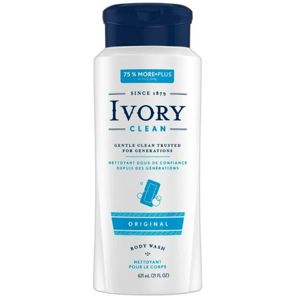 Ivory Body Wash, Original, 21 oz (Pack of 6)