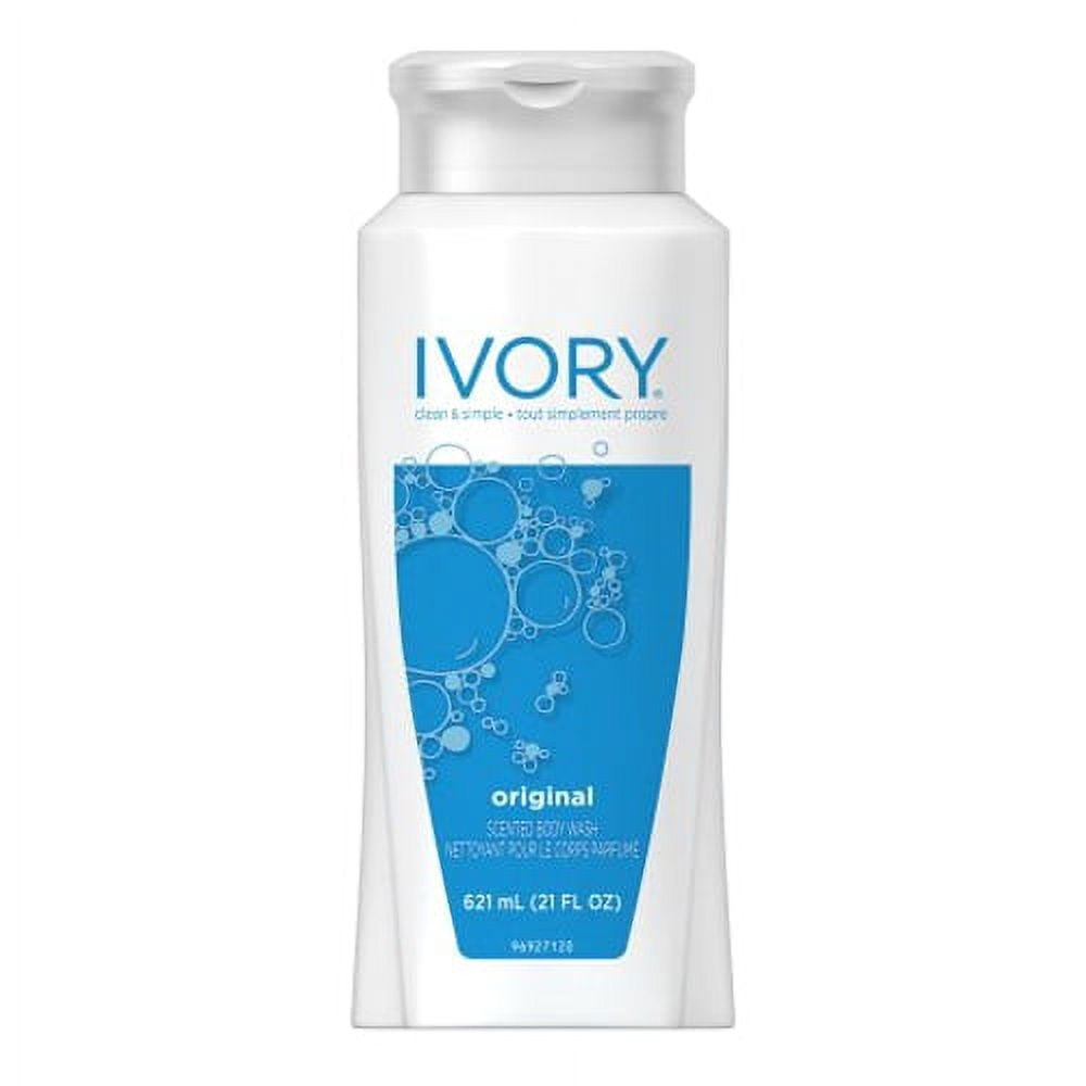 Ivory Body Wash Original Free of Dyes, 21 Oz, 6 Pack