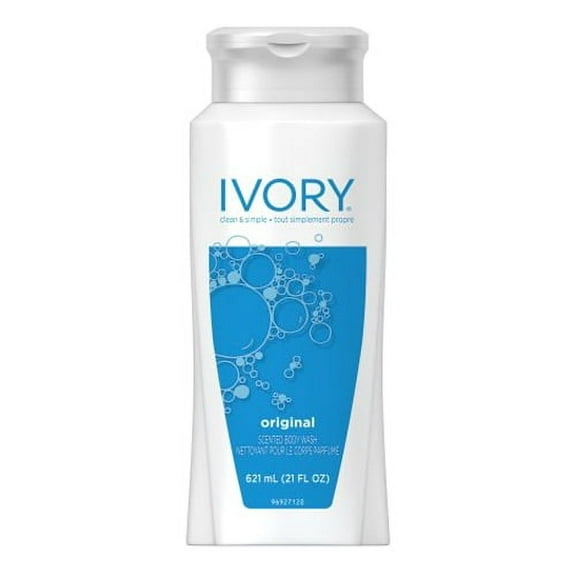 Ivory Body Wash Original Free of Dyes, 21 Oz, 6 Pack
