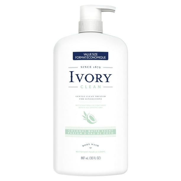 Ivory Body Wash for Women, Coconut Water Scent, 30 oz