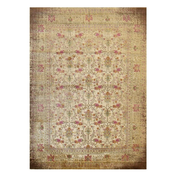 Ivory Bohemian Oriental Capella Rug - 7'10 x 9'10