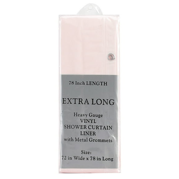 Ivory/Bone Extra Long 5 Gauge Vinyl Shower Curtain Liner: 72"x84"