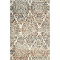 thumbnail image 1 of Ivory & Brown Decorative Diamond Area Rug - 5 x 8 ft., 1 of 1