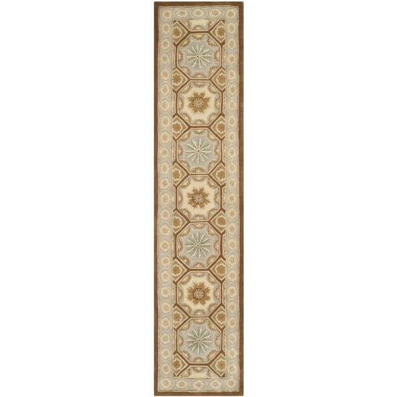 Ivory & Brown Medallion Rug (2 ft. x 3 ft.)