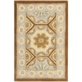 thumbnail image 1 of Ivory & Brown Medallion Rug (2 ft. x 3 ft.), 1 of 5