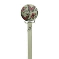 thumbnail image 1 of Ivory Butterflies Pacifier Clip with Matching Ribbon, 1 of 1