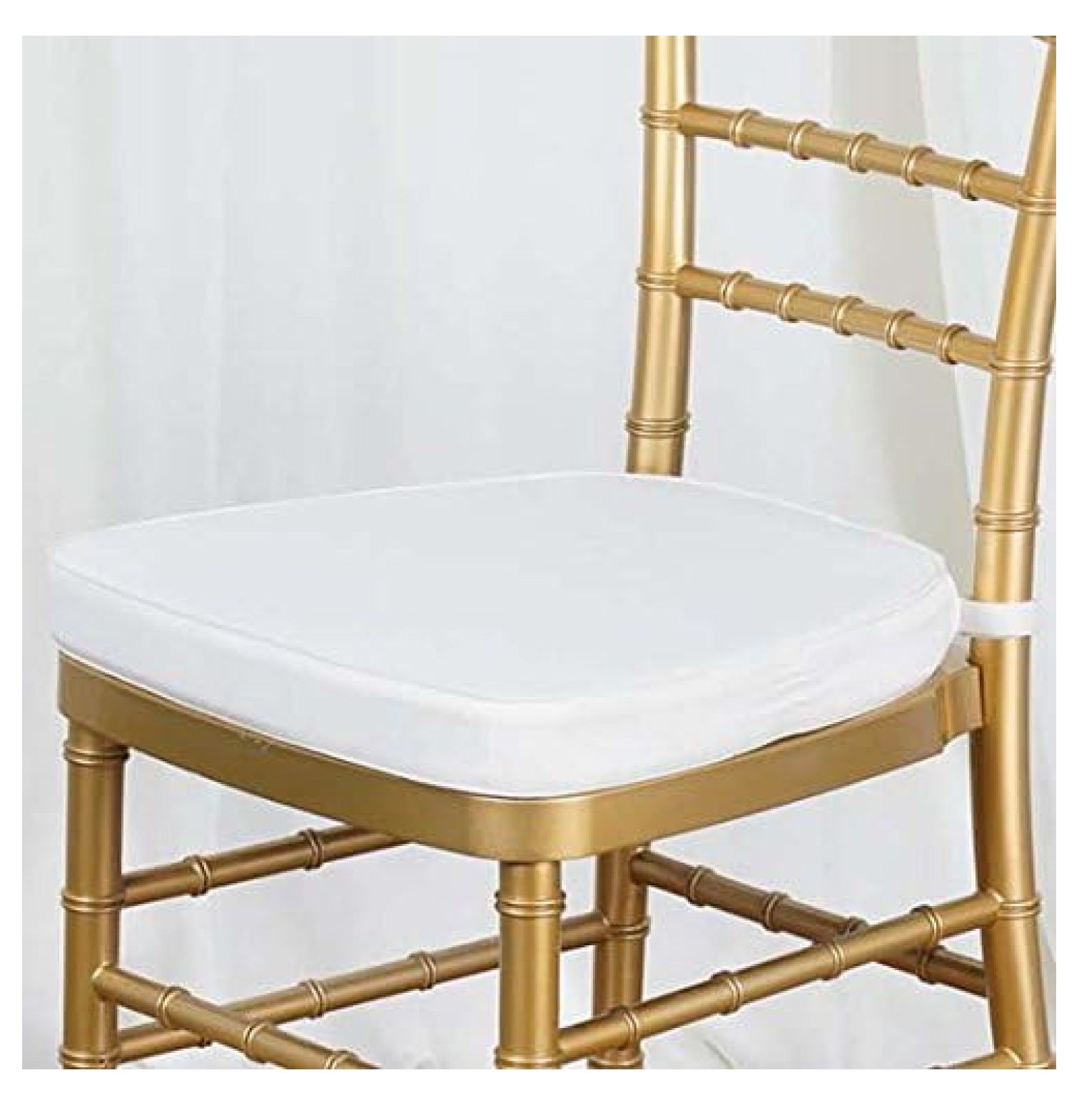 Ivory Chiavari Chair Cushion for Wood Resin Chiavari Chairs Party Event