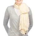 thumbnail image 1 of Ivory Classic Lightweight Scarf, 1 of 4