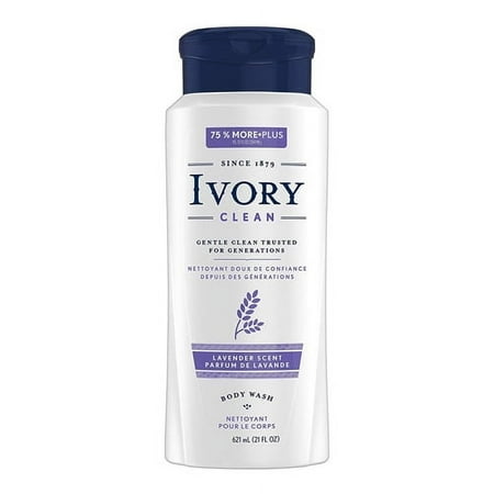 Ivory Clean Body Wash Lavender Scent, 21 Oz