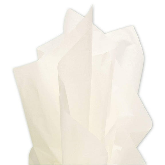 Ivory Colored Tissue Paper - 20in. x 30in. Sheets - 12 Sheets