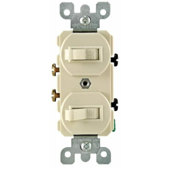 Ivory Commercial Grade AC Quiet Duplex Combination Tog