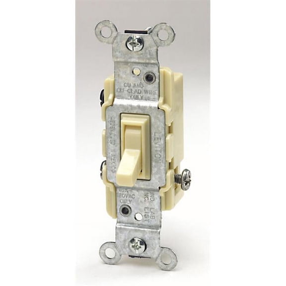 Ivory Commercial Grade AC Quiet Switches Toggle
