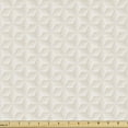 thumbnail image 1 of Ambesonne Ivory Fabric by the Yard Upholstery, Diamond Shaped Digital, 3 Yards, Cream, 1 of 4