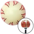 thumbnail image 1 of Ivory Flame Shift Knob with 0.437-14 Insert Shifter Auto Manual Custom Automatic, 1 of 1