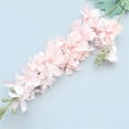thumbnail image 1 of Ivory Flowers 33.86" Delphinium Artificial Flwoers Cream White Fake Flowers 1PC Long Stem Snapdragon Flowers for Tall Vase for Wedding Centerpieces Home Party Decor, 1 of 4