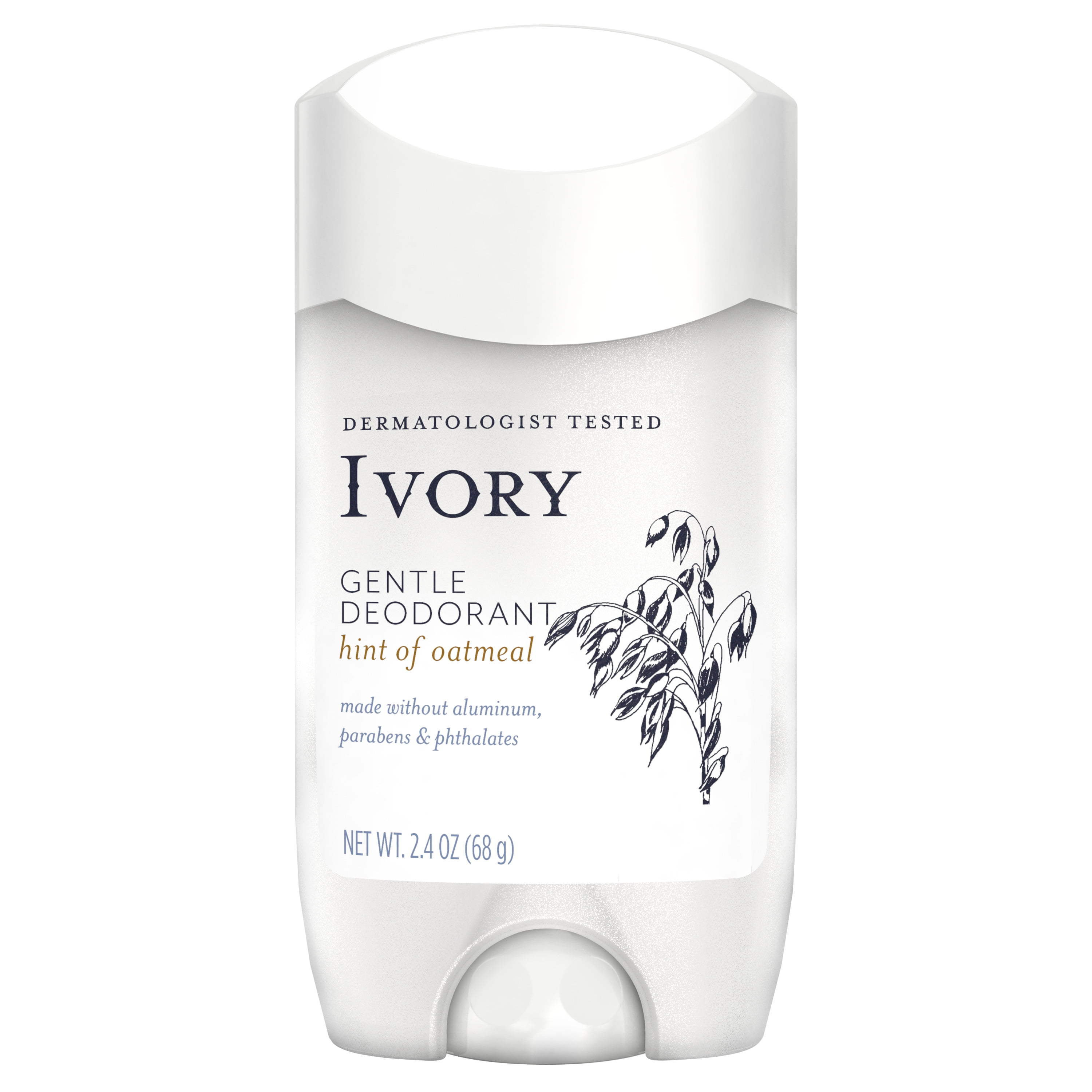 Ivory Gentle Aluminum Free Deodorant Hint of Oatmeal, 2.4 oz