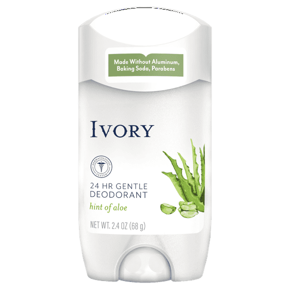 Ivory Gentle Deodorant, Hint of Aloe, 2.4oz ( 3 Count )