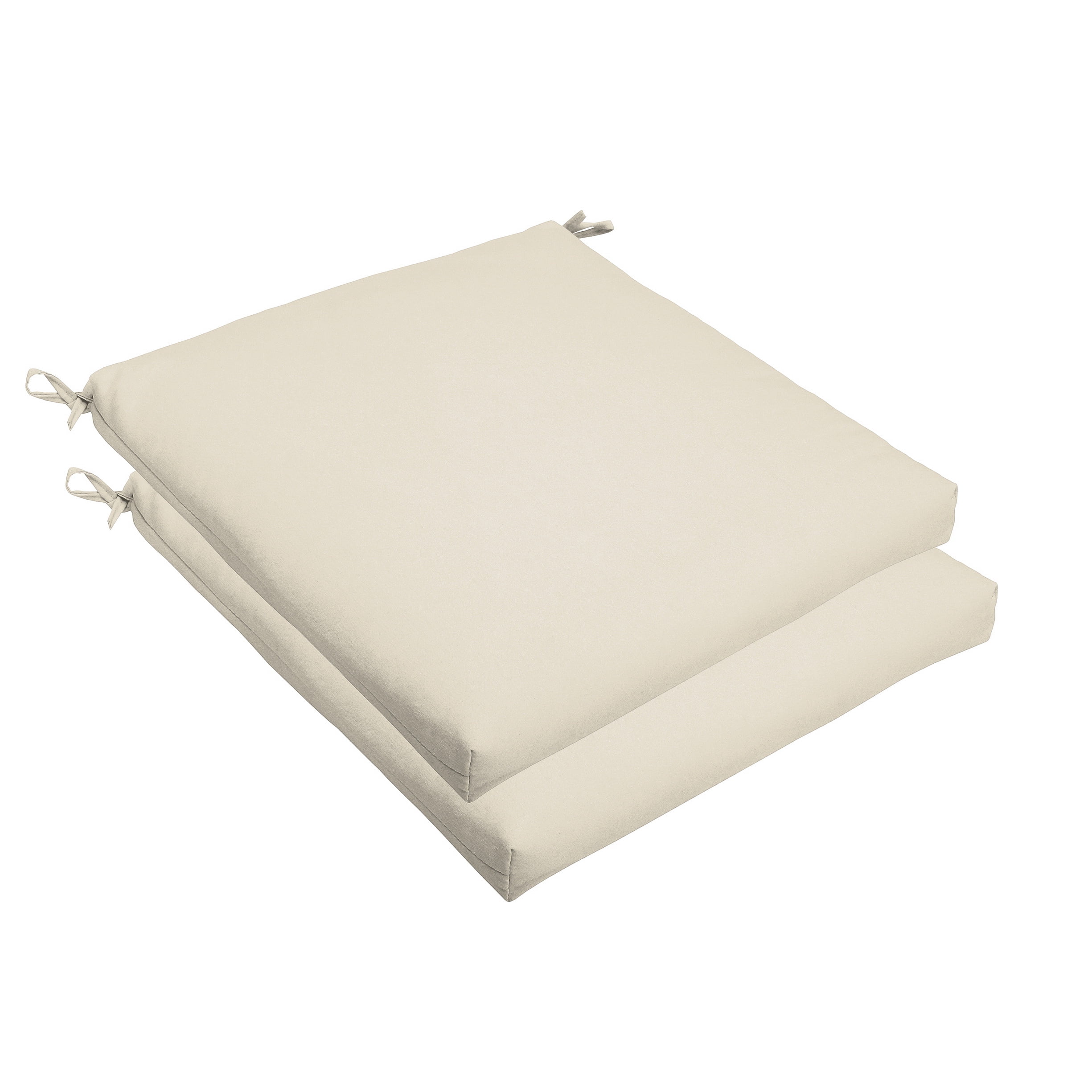 Ivory Indoor/Outdoor Bristol Cushion Set - 19 in x 19 in x 2.5 in