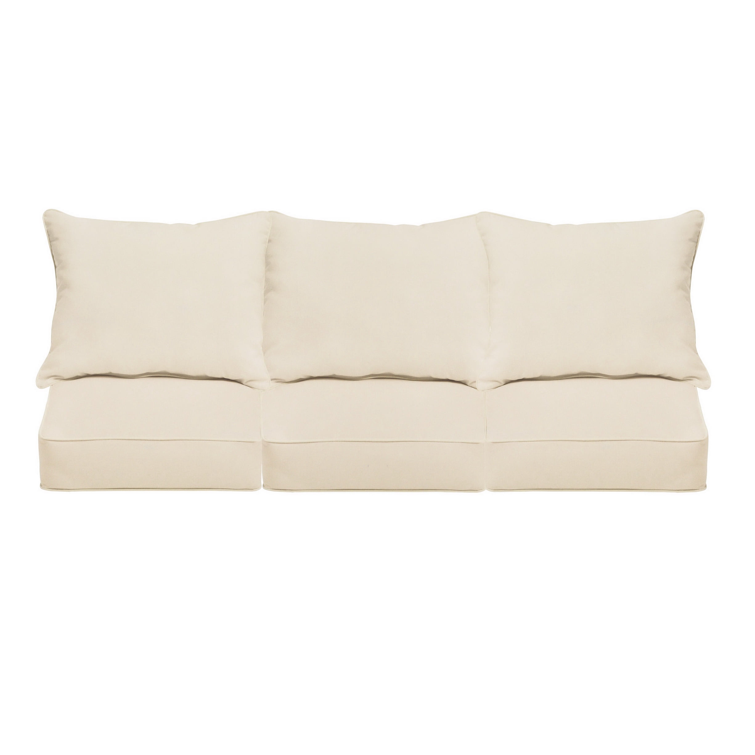 Ivory Indoor/Outdoor Deep Seating Sofa Set, Corded