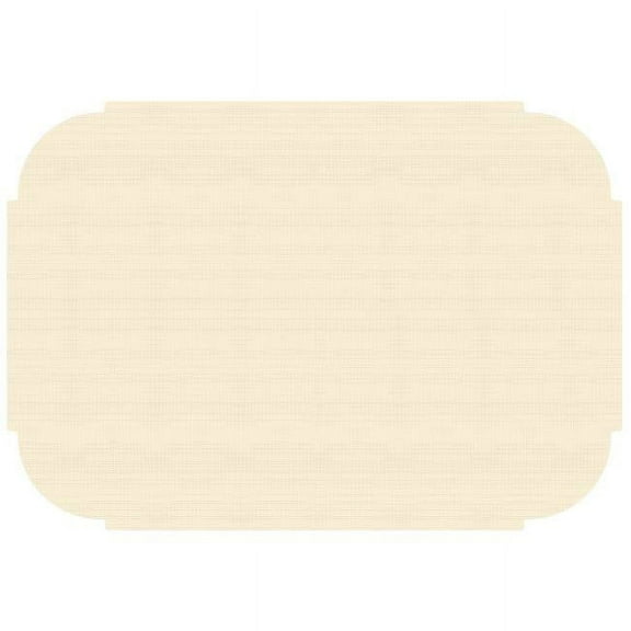 Ivory Linenized Paper Placemats 50 Per Pack