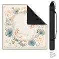thumbnail image 1 of Ivory Lotus Koi Chinoiserie Mahjong Mat 31.5x31.5 Inch | Non-Slip And Noise Reduction Mah Jong Table Mat Cover with Carrying Bag For Mahjong Lovers, Poker, Board Games And Dominoes, 1 of 7