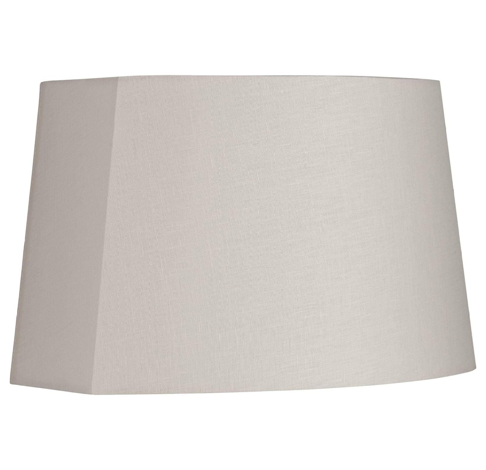 Ivory Medium Modified Oval Lamp Shade 12.5
