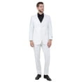 thumbnail image 1 of Ivory Men's Sharskin Slim-Fit 3-Piece Suit, 1 of 4