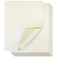thumbnail image 1 of Ivory Metallic Paper - 96-Pack Shimmer Papers, Double Sided, Laser Printer Compatible, Perfect for Weddings, Baby Showers, Birthdays, Craft Use, 8.5 x 11 Inches, 1 of 9
