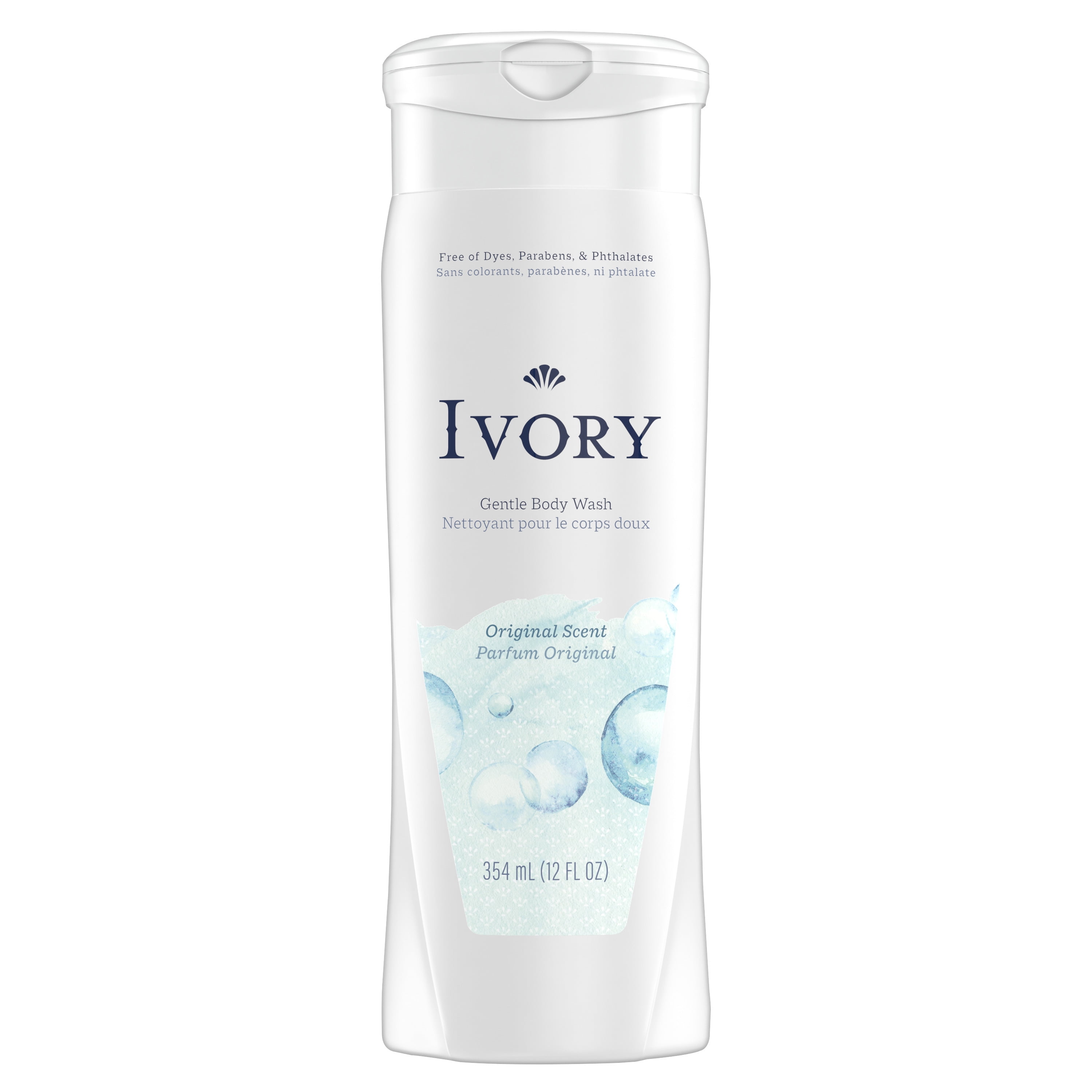 Ivory Mild & Gentle Body Wash, Original Scent, 12 fl oz
