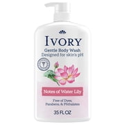 Ivory Body Wash, Mild & Gentle, Water Lily Scent, 35 fl oz