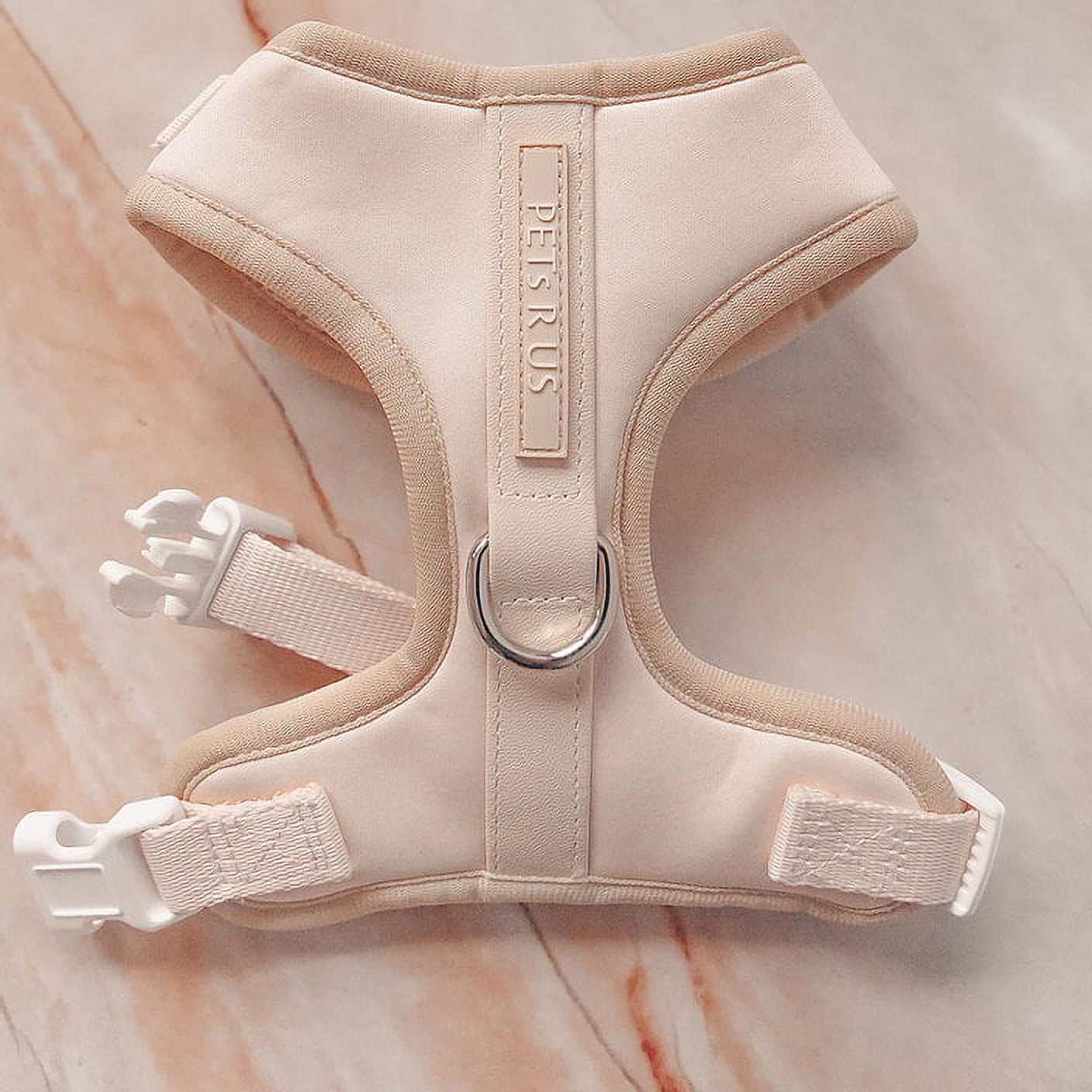 Beige Harness - Leather harness for your dog
