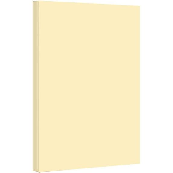 Ivory Pastel Color Card Stock | 67Lb Cover Cardstock | 8.5" x 14" Inches | 50 Sheets Per Pack