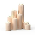 thumbnail image 1 of Ivory Pillar Candles, 1 of 3