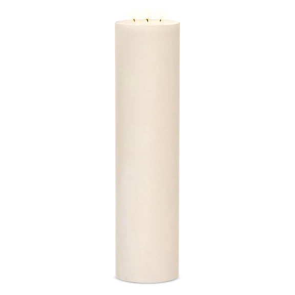 Ivory Pillar Candles