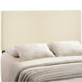 thumbnail image 1 of Modway Region King Upholstered Linen Fabric Headboard in Ivory, 1 of 5