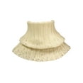 thumbnail image 1 of Ivory Ribbed Knit Neck Warmer With Rhinestones, 1 of 2