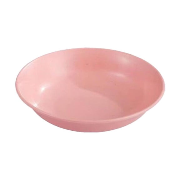 Ivory Round Scoop Dish, Unbreakable Scooper Bowl Plastic Condiment Dish