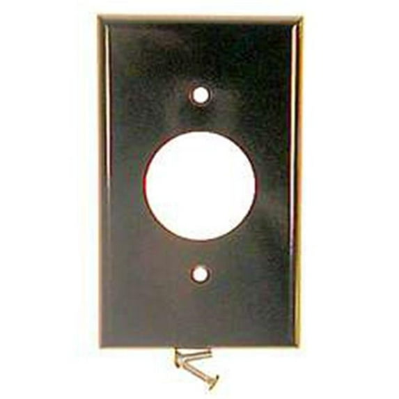 Ivory Single Gang Single Receptacle Wallplate