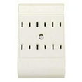 thumbnail image 1 of Ivory Six Outlet Plug-In Outlet Adapter, 1 of 1