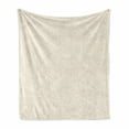 thumbnail image 1 of Ivory Soft Flannel Fleece Throw Blanket, Abstract Soft Pastel Colored Circular Round Shapes Pattern Simplistic and Design, Cozy Plush for Indoor and Outdoor Use, 70" x 90", Cream, by Ambesonne, 1 of 6