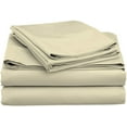 thumbnail image 1 of Ivory Solid Full (54"x 72") Size Sleeper Sofa Bed Sheet Set - Luxury 100% Egyptian Cotton - 800 Thread Count - Fits Mattresses Up to 6" Inches Deep Pocket, 1 of 5