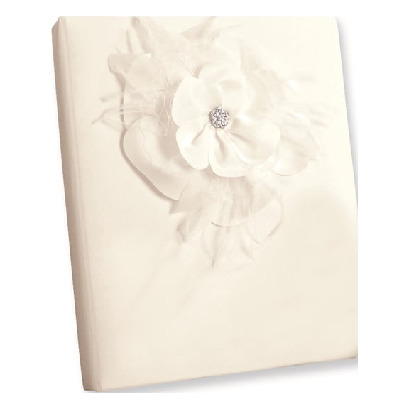 Ivory Somerset (Holds 240 Signatures, 3 Ring Binder) Memory Book Designer Jewelry by Sweet Pea