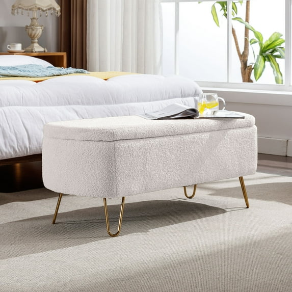 Cool Review About Ivory Bench With Storage