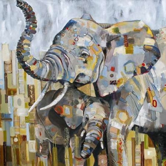 Ivory Towers Canvas Art - Britt Freda (24 x 24)