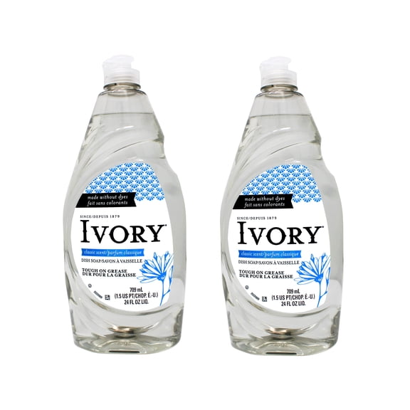 Ivory Ultra Classic Scent Dishwashing Liquid - 24 fl oz (Pack of 2)