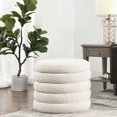 thumbnail image 1 of Ivory White | Ottoman with Hidden Compartment for Organization | Soft and Supportive Feel, 1 of 6