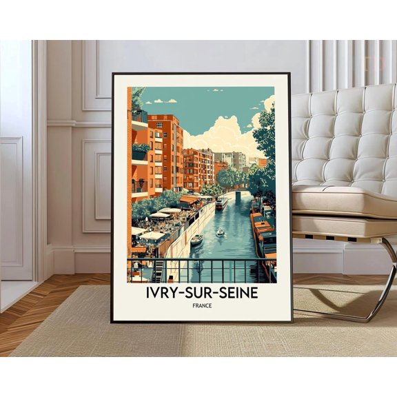Ivry Sur Seine France Poster Unframed Paper Print