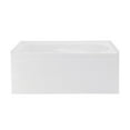 thumbnail image 1 of Ivy 48'' x 32" Bathtub with Apron Left Hand Drain in White, 1 of 12