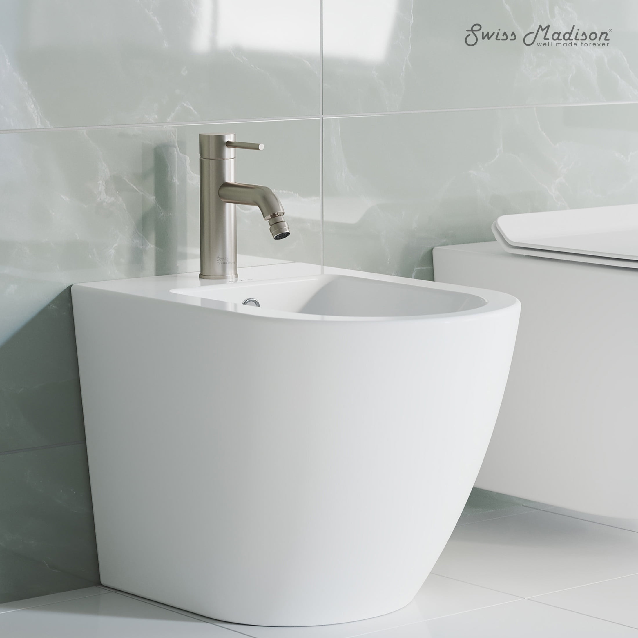 Ivy Bidet Faucet in Nickel